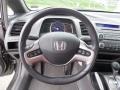 Gray 2008 Honda Civic EX Sedan Steering Wheel