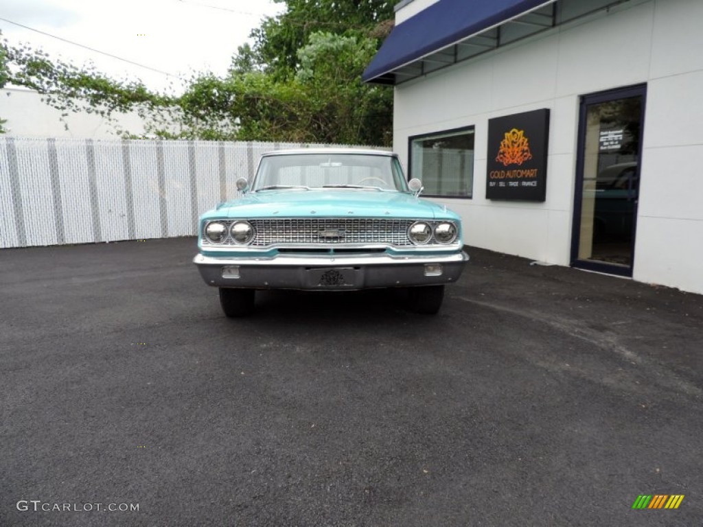 1963 Galaxie 500/XL 2 Door Hardtop - Peacock Blue / Light Turquoise photo #2