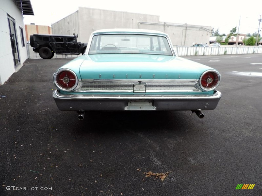 1963 Galaxie 500/XL 2 Door Hardtop - Peacock Blue / Light Turquoise photo #8