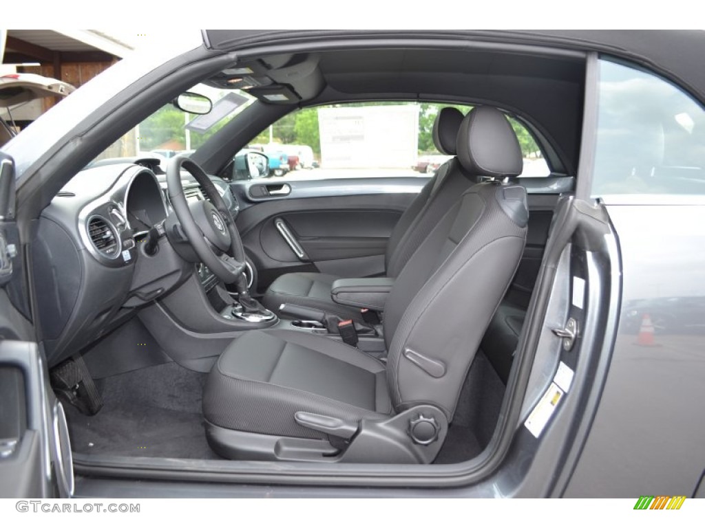 Titan Black Interior 2013 Volkswagen Beetle TDI Convertible Photo #81503592