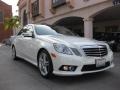 Arctic White 2010 Mercedes-Benz E 550 Sedan