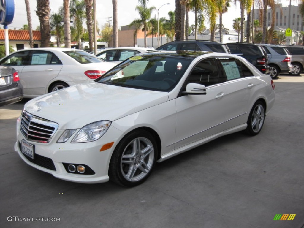 2010 E 550 Sedan - Arctic White / Black photo #5
