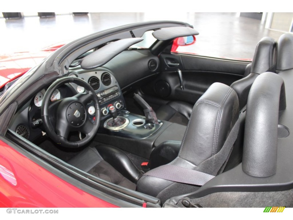Black Interior 2003 Dodge Viper SRT-10 Photo #81504540