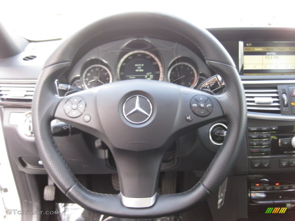 2010 E 550 Sedan - Arctic White / Black photo #12