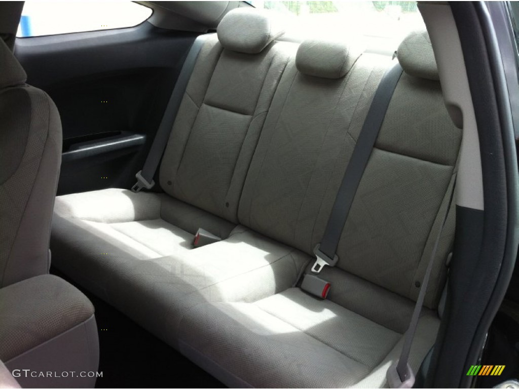 2012 Honda Civic EX Coupe Rear Seat Photos