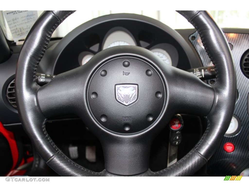 2003 Dodge Viper SRT-10 Black Steering Wheel Photo #81504614