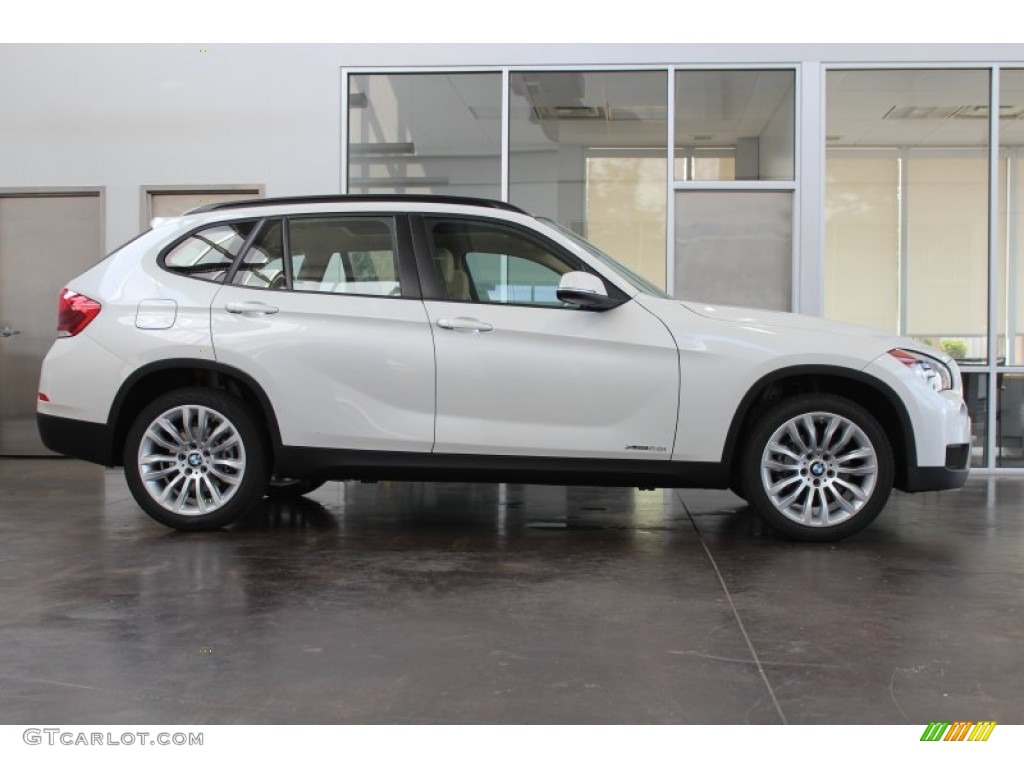 Mineral White Metallic 2014 BMW X1 xDrive28i Exterior Photo #81505005