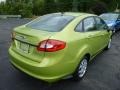 2013 Lime Squeeze Ford Fiesta SE Sedan  photo #2