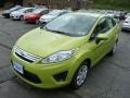 2013 Lime Squeeze Ford Fiesta SE Sedan  photo #5