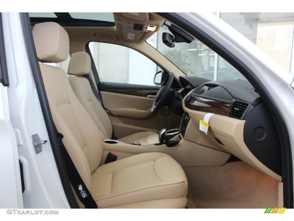 Beige Interior 2014 BMW X1 xDrive28i Photo #81505254