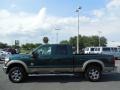 2011 Forest Green Metallic Ford F250 Super Duty Lariat Crew Cab 4x4  photo #2