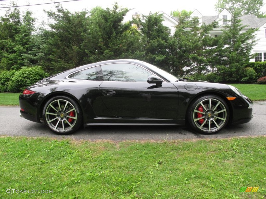 2013 911 Carrera 4S Coupe - Black / Black photo #7