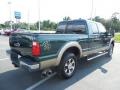 2011 Forest Green Metallic Ford F250 Super Duty Lariat Crew Cab 4x4  photo #8