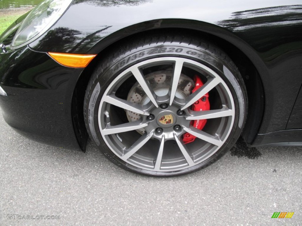 2013 911 Carrera 4S Coupe - Black / Black photo #9