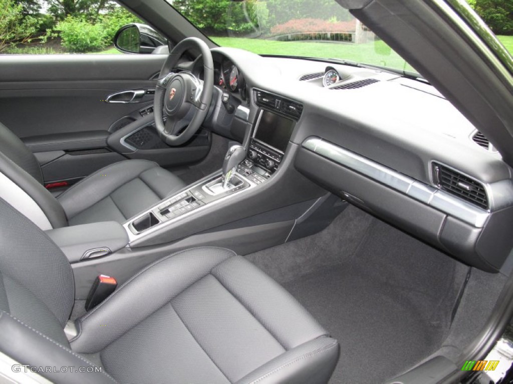 2013 Porsche 911 Carrera 4S Coupe Black Dashboard Photo #81507912