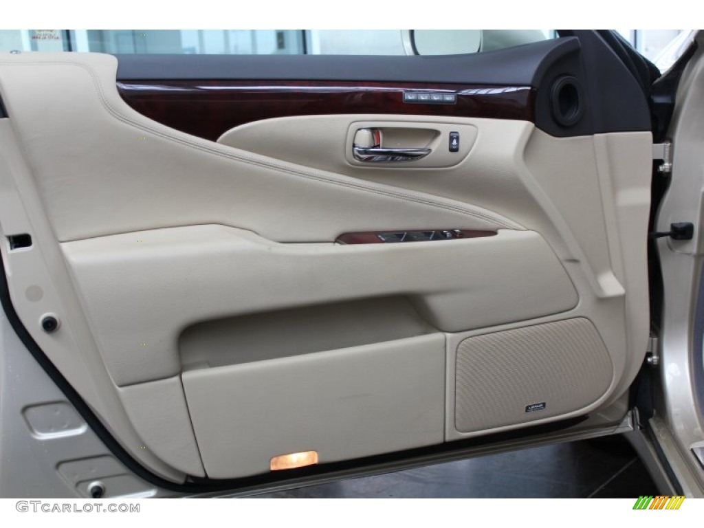 2009 Lexus LS 460 Cashmere Beige Door Panel Photo #81508678