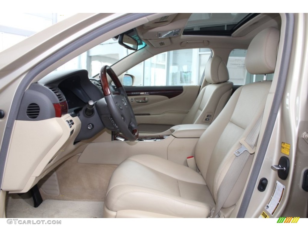 Cashmere Beige Interior 2009 Lexus LS 460 Photo #81508696