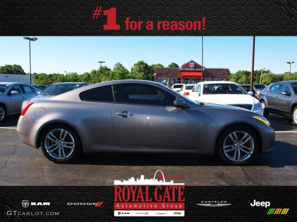 2008 G 37 Coupe - Amethyst Graphite Gray / Graphite photo #1