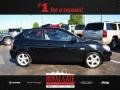 Ebony Black 2009 Hyundai Accent SE 3 Door