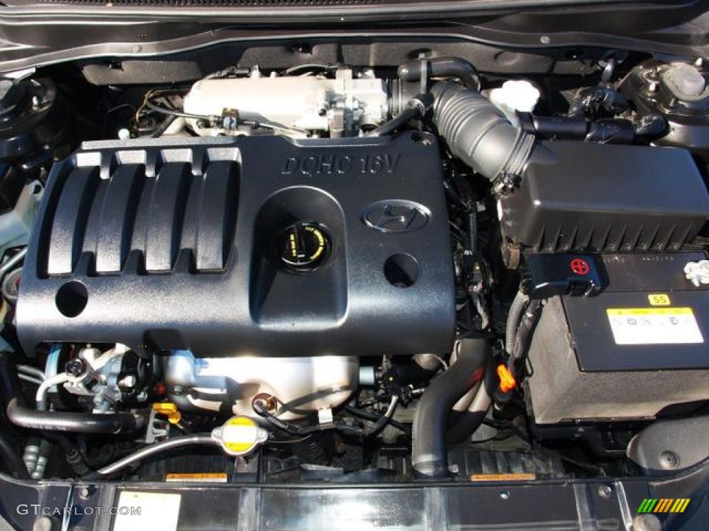 2009 Hyundai Accent SE 3 Door 1.6 Liter DOHC-16 Valve CVVT 4 Cylinder Engine Photo #81509559