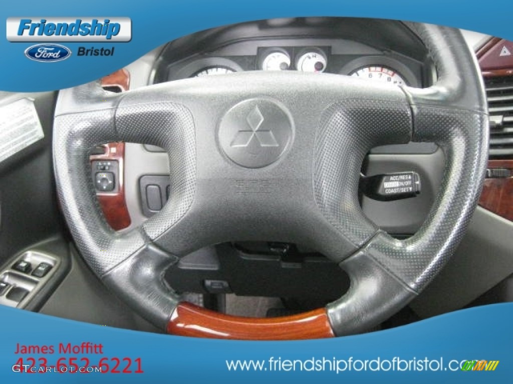 2004 Montero Limited 4x4 - Cool Silver Metallic / Charcoal photo #21