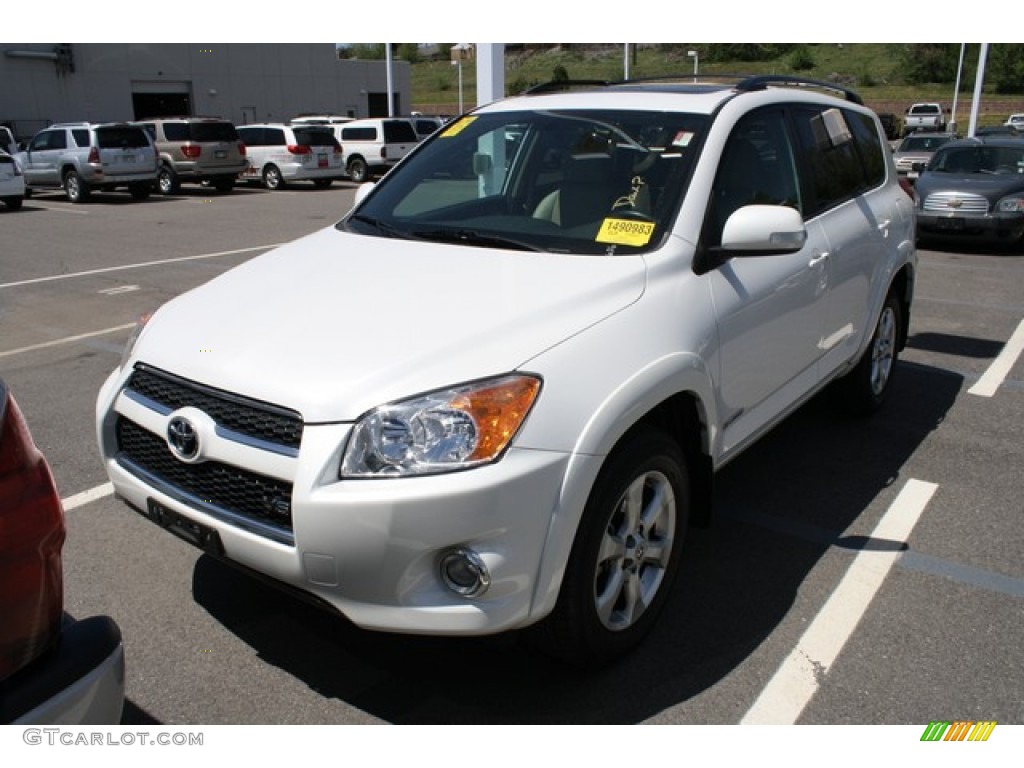Super White 2010 Toyota RAV4 Limited V6 4WD Exterior Photo #81509905