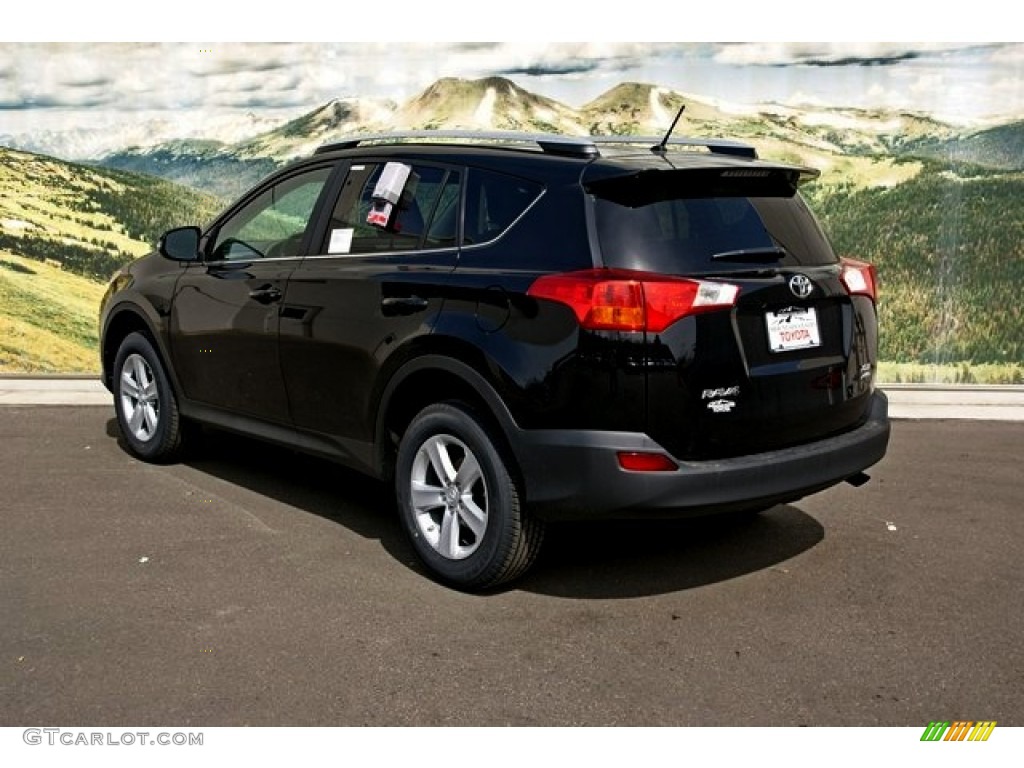 2013 RAV4 XLE AWD - Black / Black photo #2
