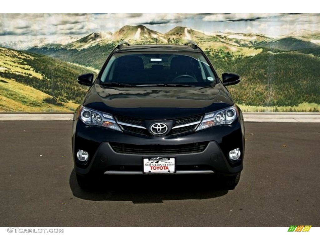 2013 RAV4 XLE AWD - Black / Black photo #3