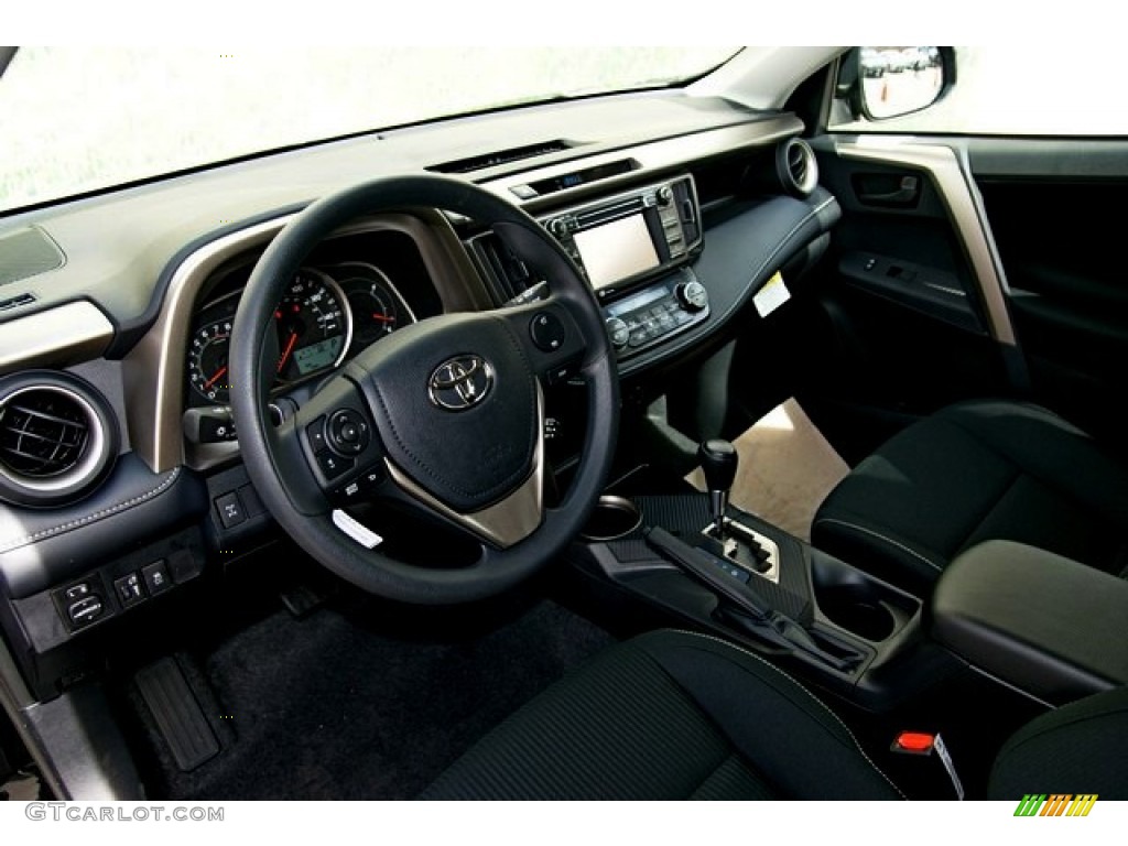 2013 RAV4 XLE AWD - Black / Black photo #5