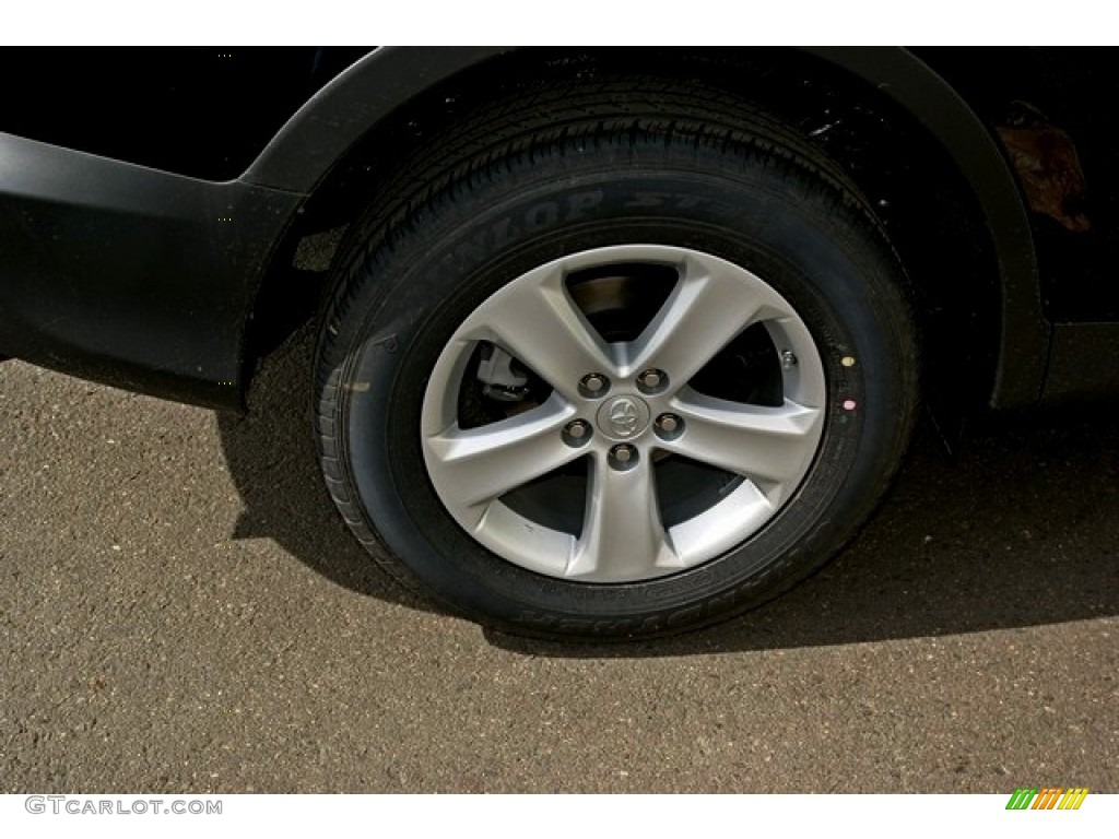 2013 RAV4 XLE AWD - Black / Black photo #9