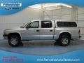 2002 Bright Silver Metallic Dodge Dakota Sport Quad Cab 4x4  photo #1