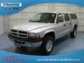 2002 Bright Silver Metallic Dodge Dakota Sport Quad Cab 4x4  photo #2