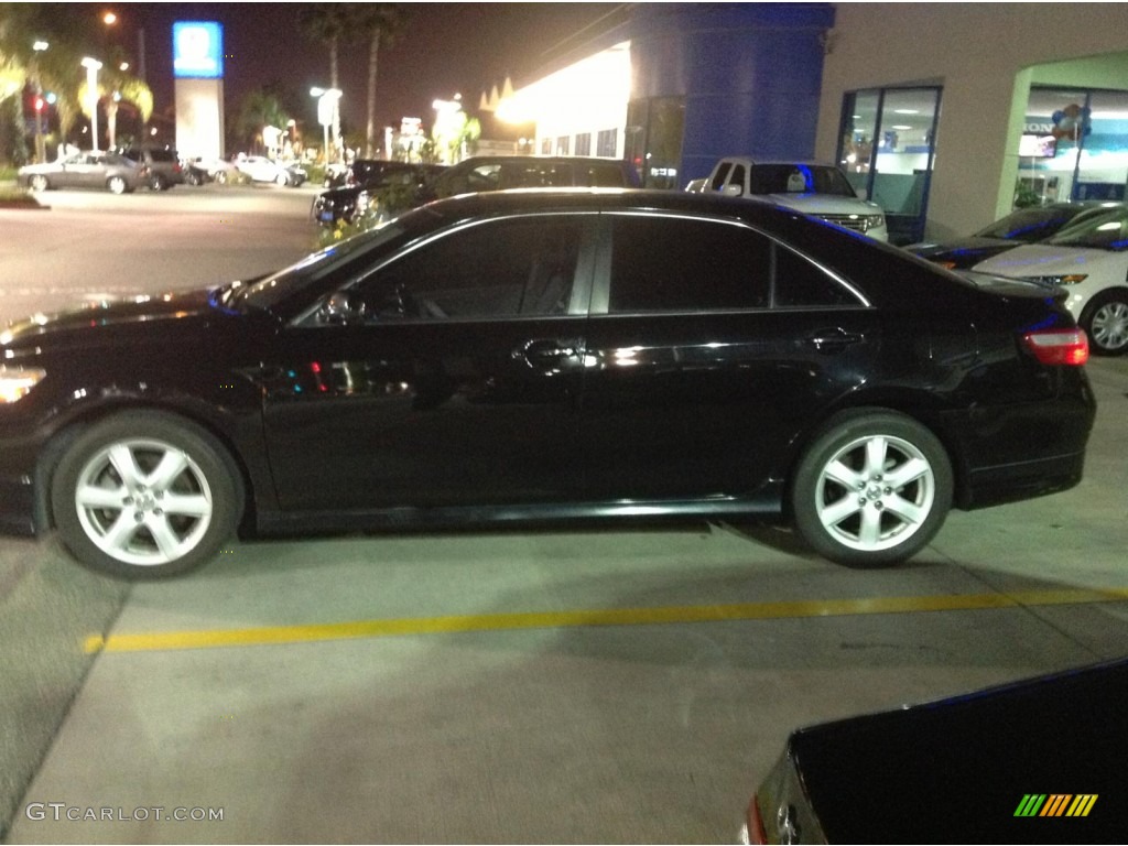 2007 Camry SE V6 - Black / Ash photo #4