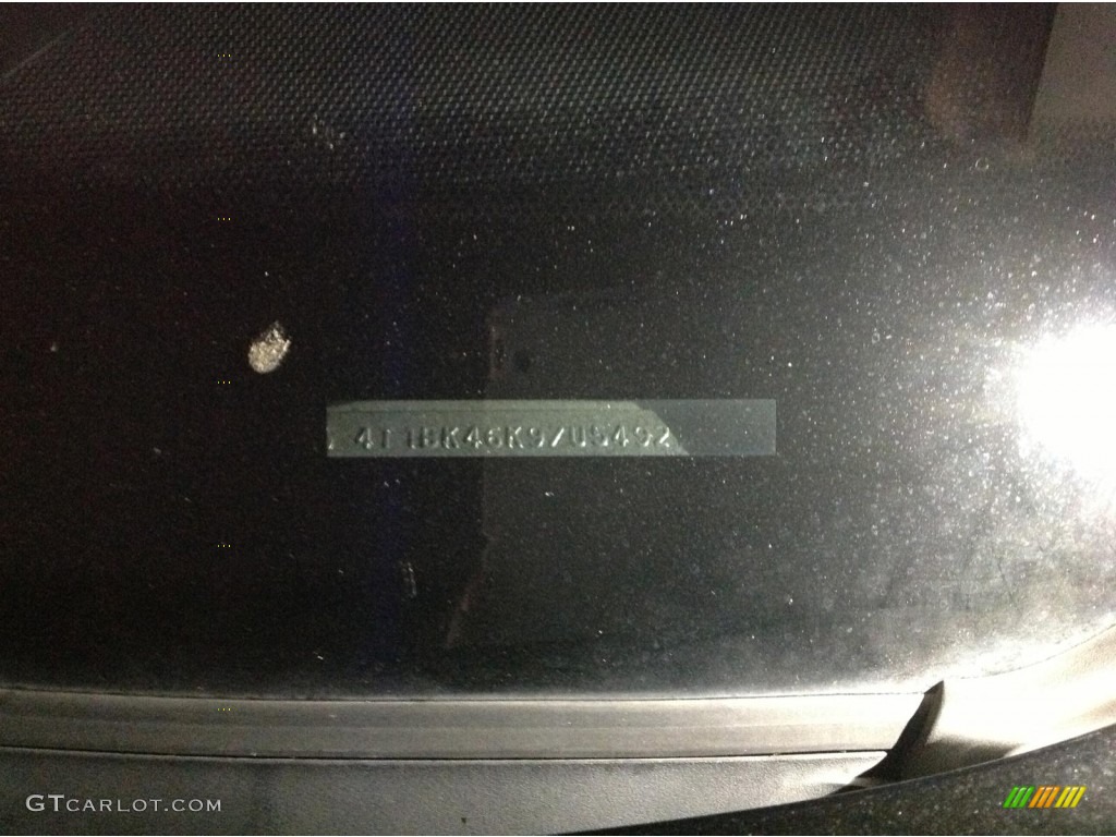 2007 Camry SE V6 - Black / Ash photo #6