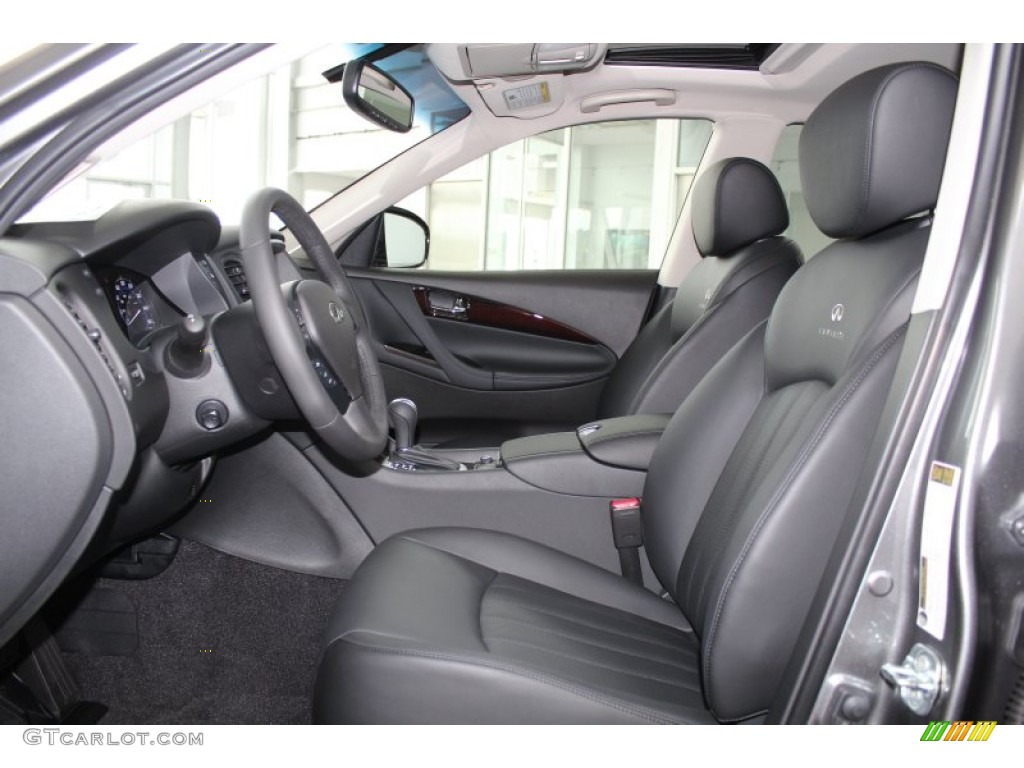 Graphite Interior 2013 Infiniti EX 37 Journey Photo #81511221