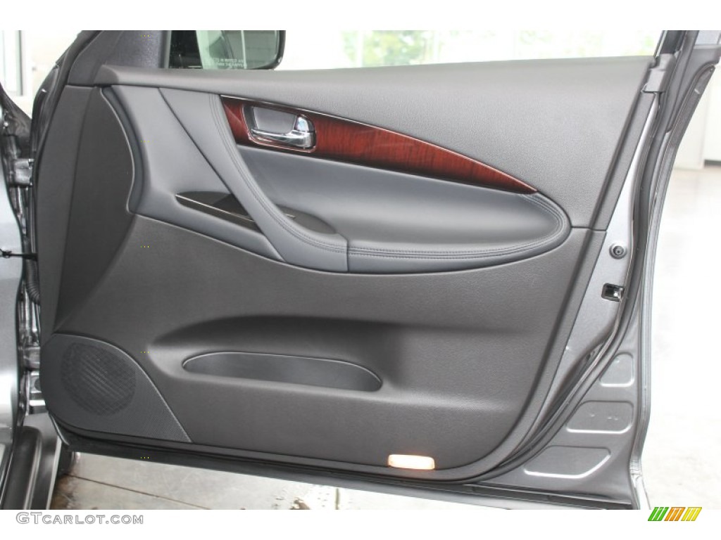 2013 Infiniti EX 37 Journey Graphite Door Panel Photo #81511245