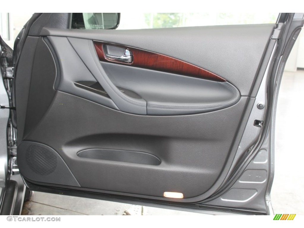 2013 Infiniti EX 37 Journey Graphite Door Panel Photo #81511245