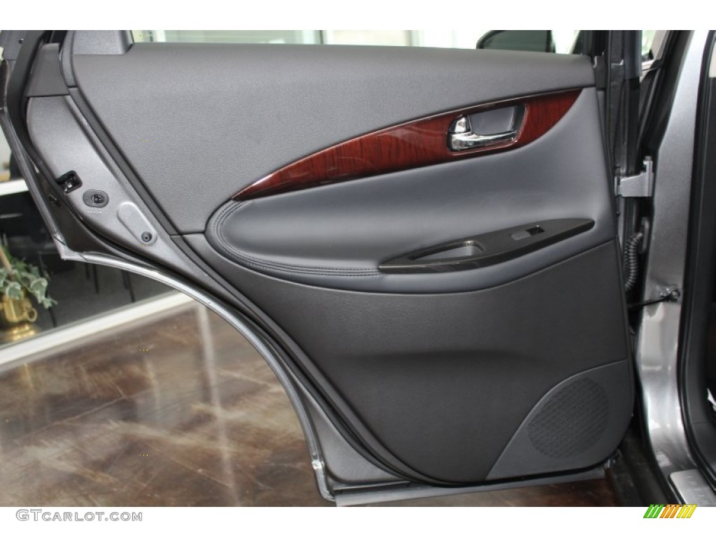 2013 Infiniti EX 37 Journey Graphite Door Panel Photo #81511291