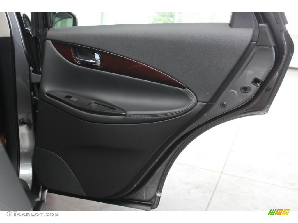 2013 Infiniti EX 37 Journey Graphite Door Panel Photo #81511338