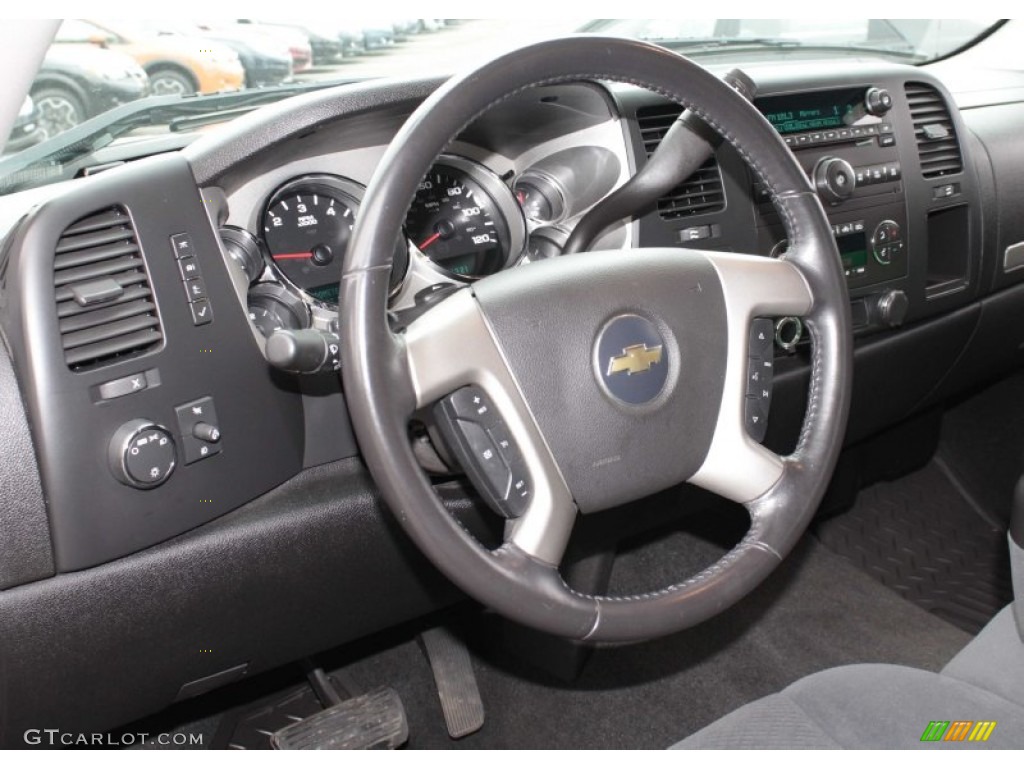 2007 Silverado 1500 LT Extended Cab 4x4 - Blue Granite Metallic / Ebony Black photo #5