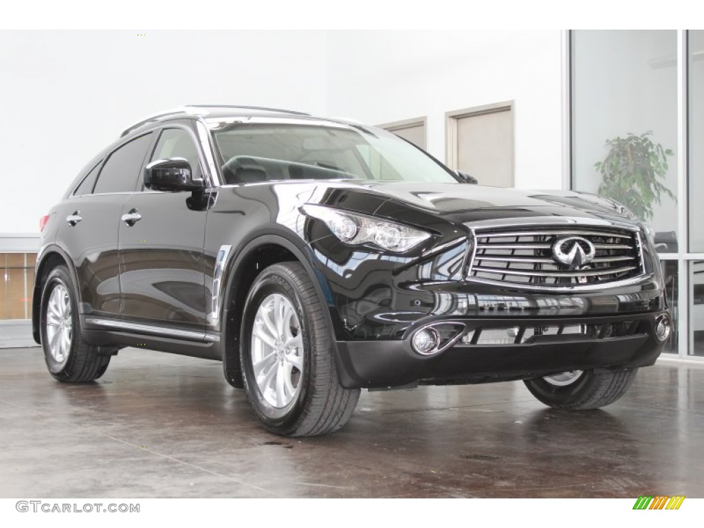 Black Obsidian 2013 Infiniti FX 37 AWD Exterior Photo #81511778