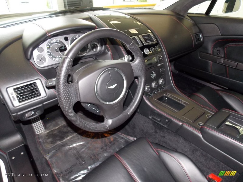 2008 Aston Martin V8 Vantage Roadster Obsidian Black Dashboard Photo #81511821
