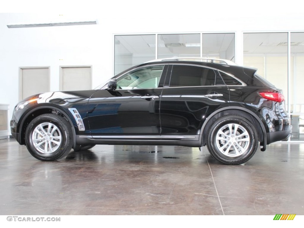 Black Obsidian 2013 Infiniti FX 37 AWD Exterior Photo #81511826