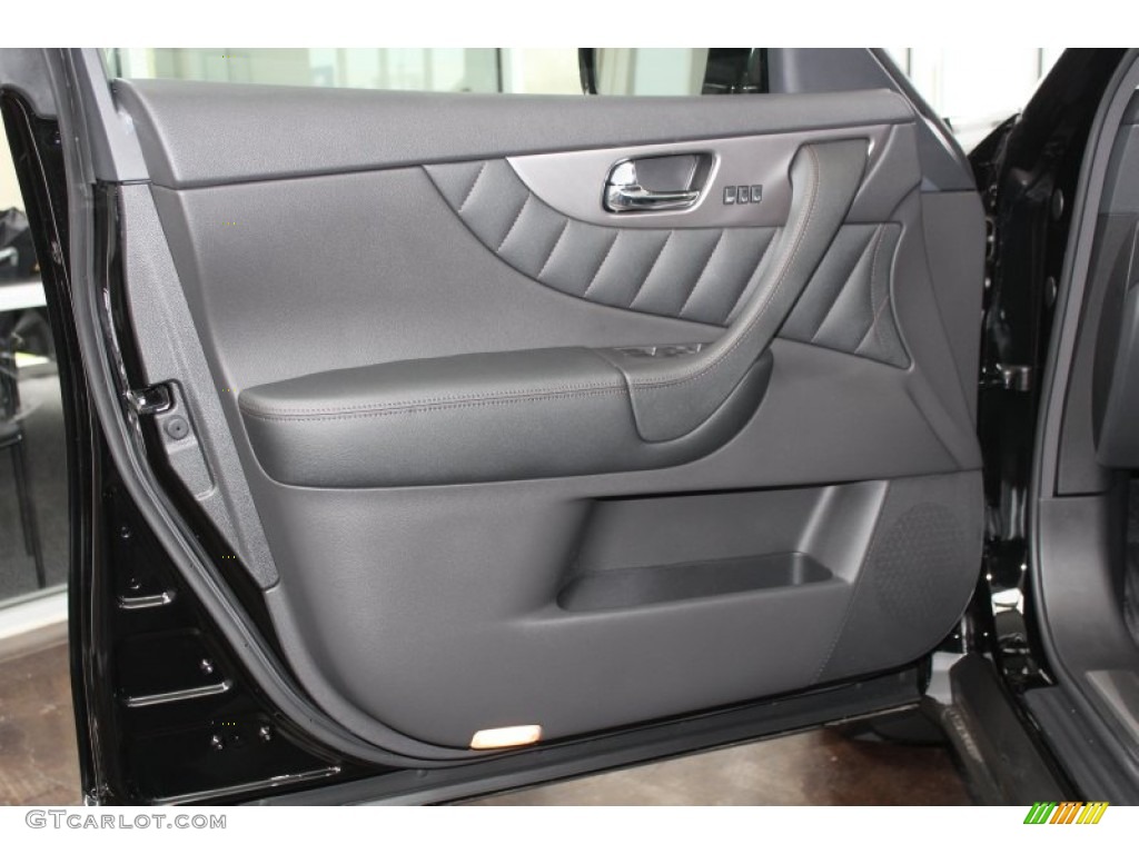 2013 Infiniti FX 37 AWD Graphite Door Panel Photo #81512085
