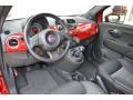 Sport Tessuto Nero/Nero (Black/Black) 2012 Fiat 500 Sport Interior Color