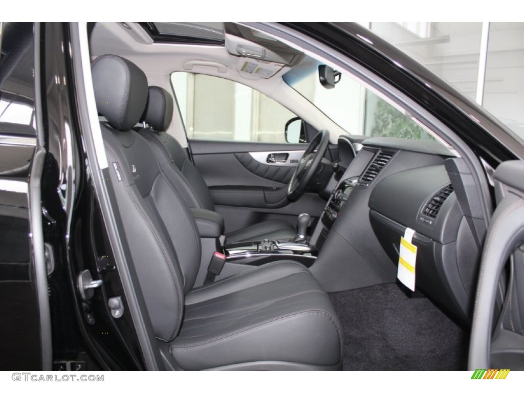 Graphite Interior 2013 Infiniti FX 37 AWD Photo #81512155