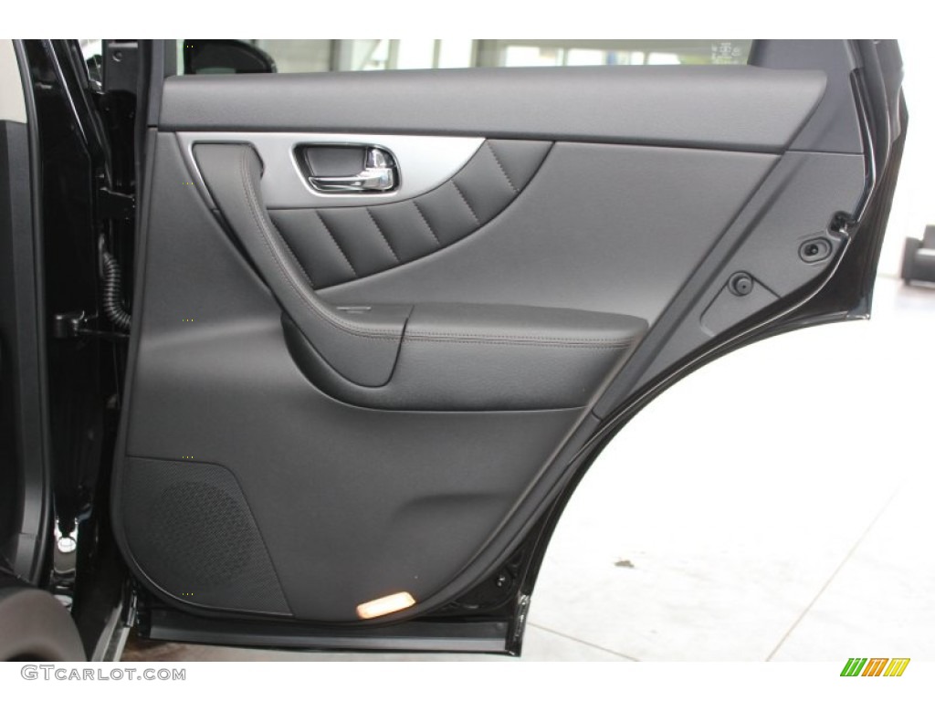 2013 Infiniti FX 37 AWD Graphite Door Panel Photo #81512208