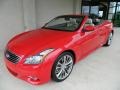 2012 Vibrant Red Infiniti G 37 Convertible  photo #2