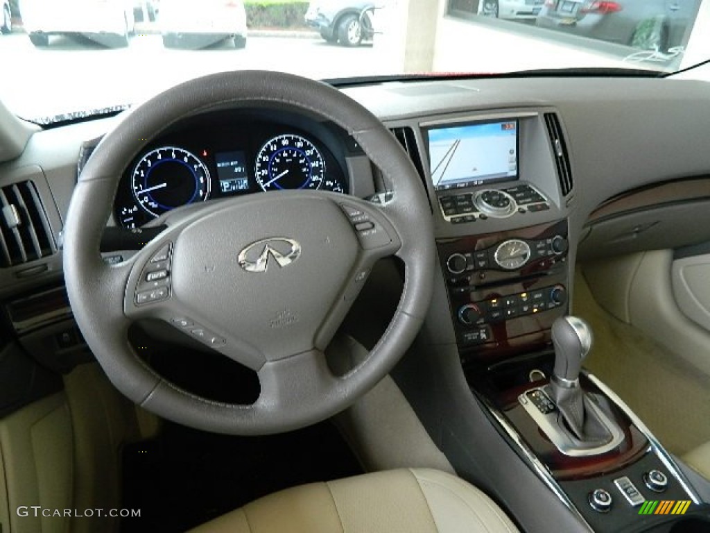 2012 G 37 Convertible - Vibrant Red / Wheat photo #6