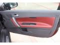 Cranberry Leather/Off Black 2011 Volvo C70 T5 Door Panel